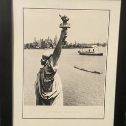 Statue Of Liberty, Vintage Wall Glass Picture- Gallery Collection, New York Archives