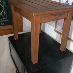 Solid Wood 18” Table 