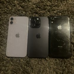 iPhone 14 Pro, 11, Xr For Parts Read Description 