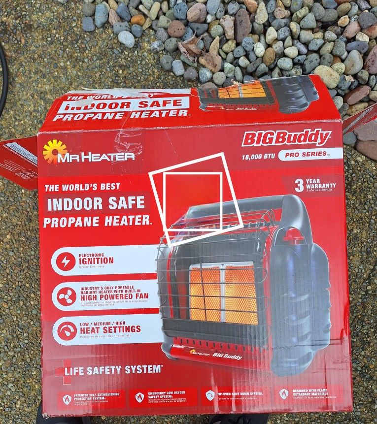 BIG BUDDY MR HEATER PROPANE HEATER NEW WITH BOX