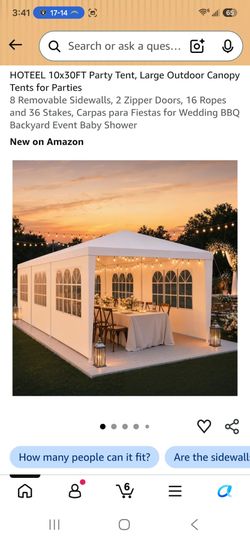 10x30 party tent