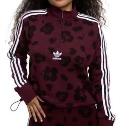 Adidas Originals Women’s Bellista Allover Print Sweatshirt