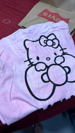 Hello kitty button shirt