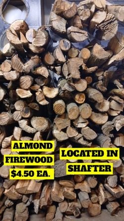 ALMOND FIREWOOD $4.50 EACH BUNDLE 