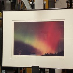 Pete Ramberg “Natures Light Show” Photography. Framed 26x20.5