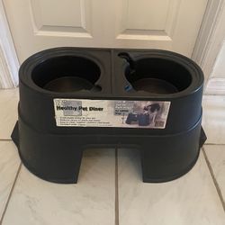 OurPets 12" Elevated Dog Food Platform Stand Feeder Healthy Pet Diner, 12”