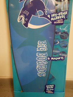 Calendar surf board dry eraser