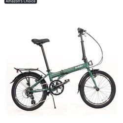 ZiZZO Forte Folding Bike – Heavy Duty 300lb Limit, Shimano, Rack/Fenders – RARE FIND