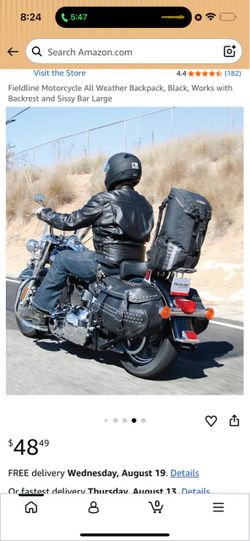 Motorcycle backpack