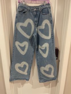 Straight-leg jeans