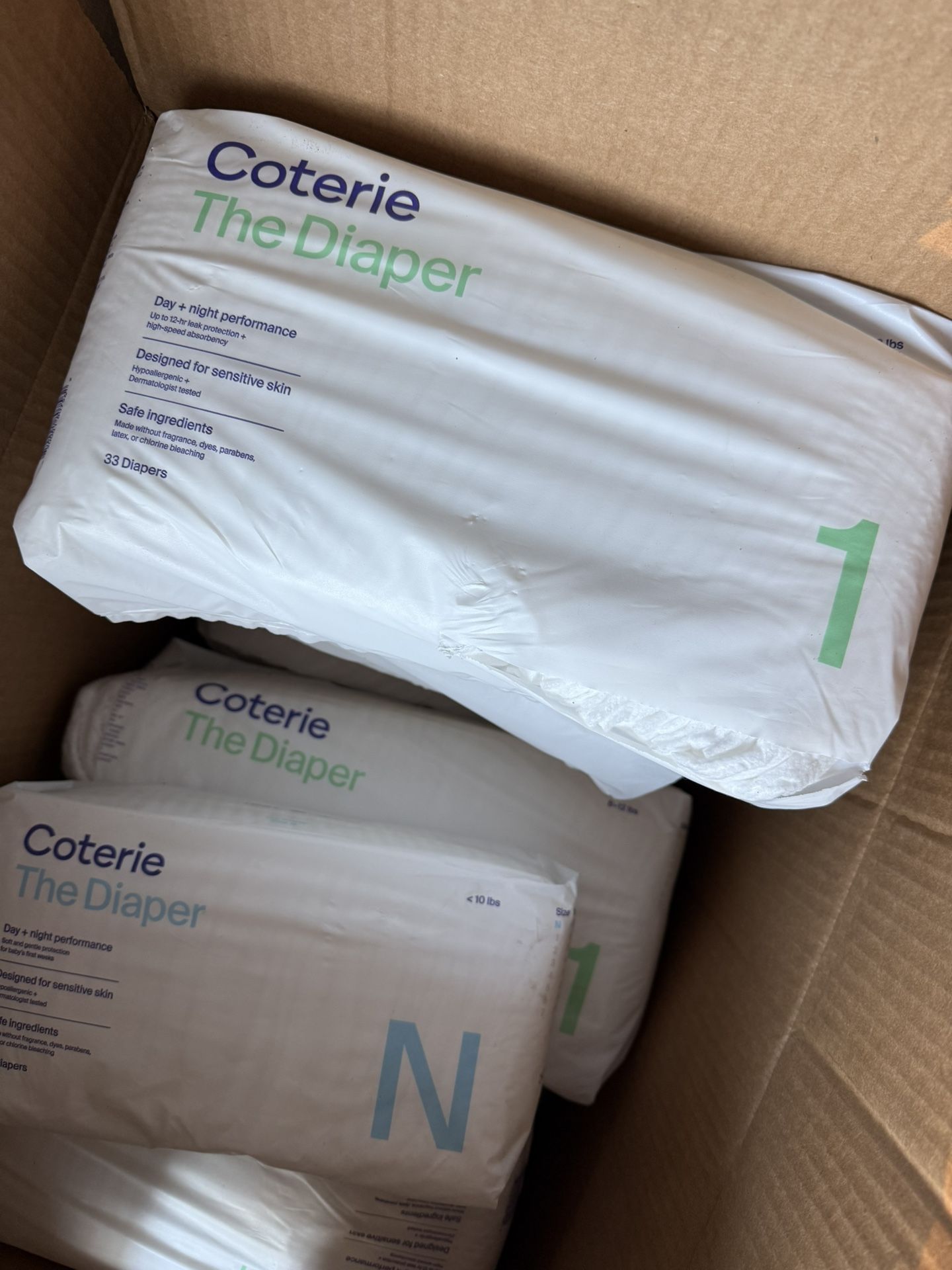 Coterie Diapers Size 1