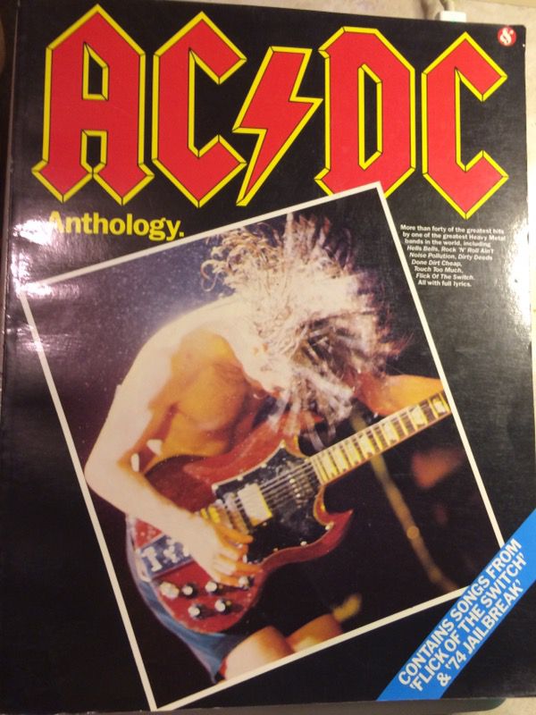 AC/DC Anthology Guitar Sheet Music.