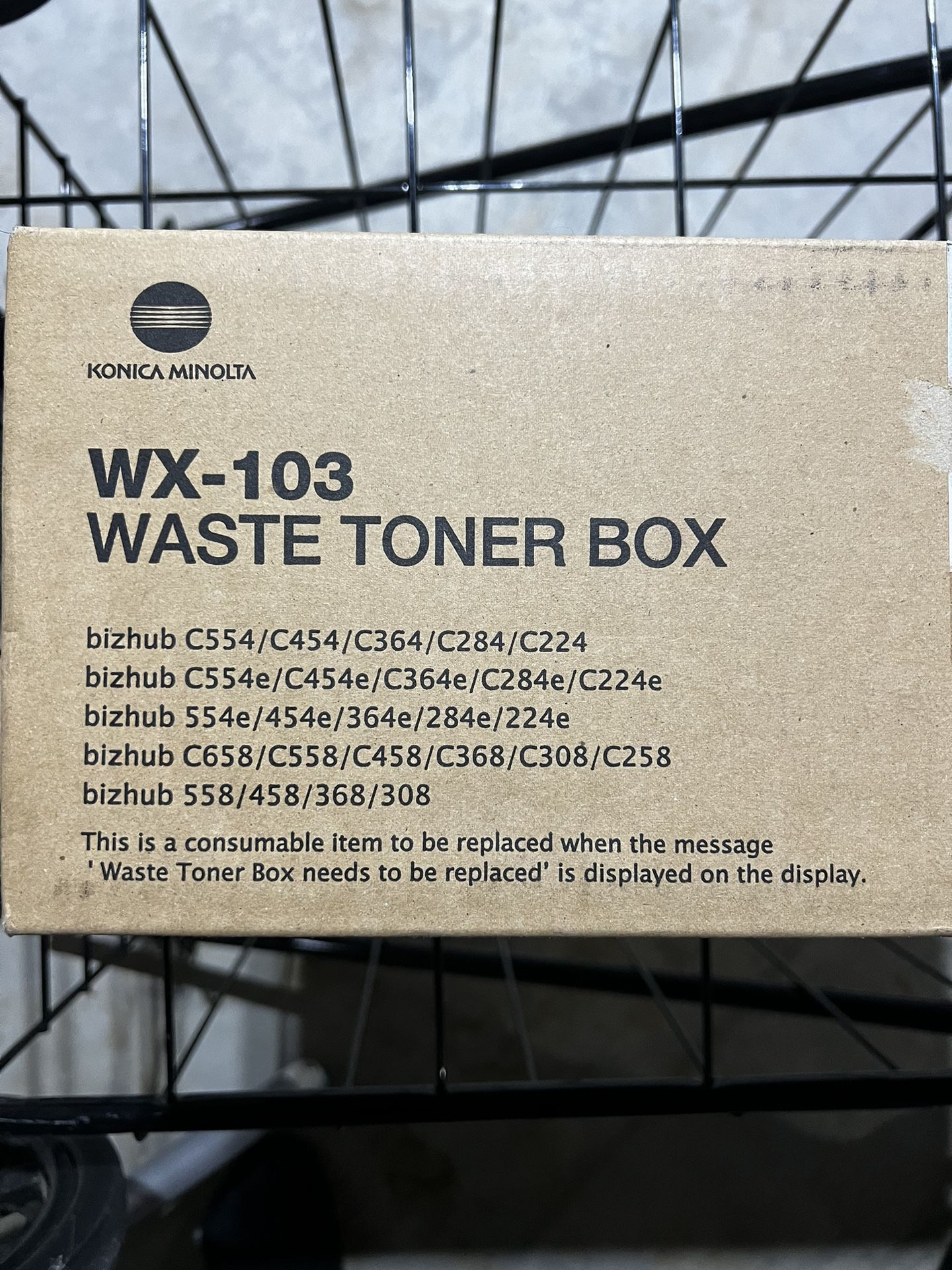 WX-103 Waste Toner Box KONIKA MINOLTA