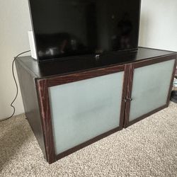 Wooden TV Stand with Storage