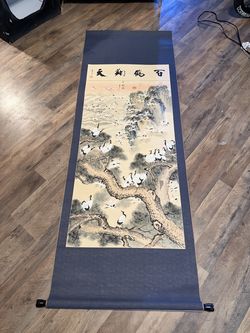 Japanese scroll painting