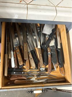 Nana’s Knife Drawer - some very high quality, some antique