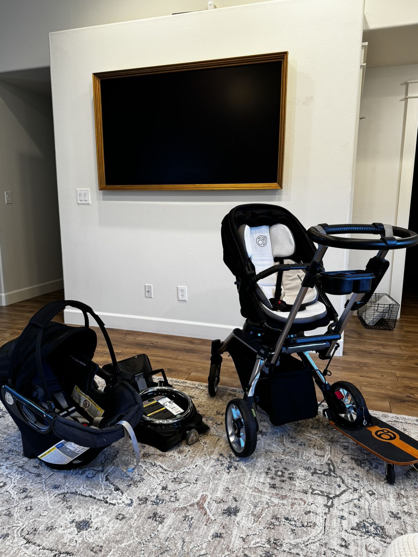 Orbit Baby Stroller, Car Seat And Base, Toddler Kickboard