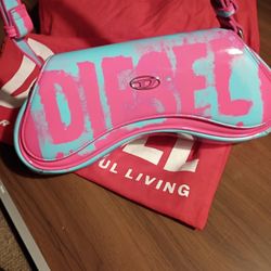 Play-crossbody Bag With Bleeding Logo Print In Multicolor