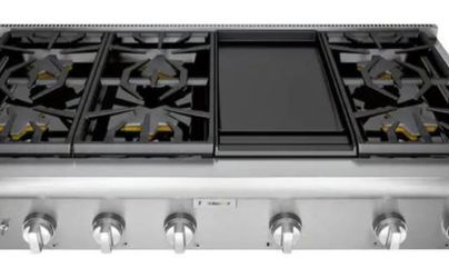 Thermador 48 inch Stainless Steel Commercial Gas Cooktop Range Top