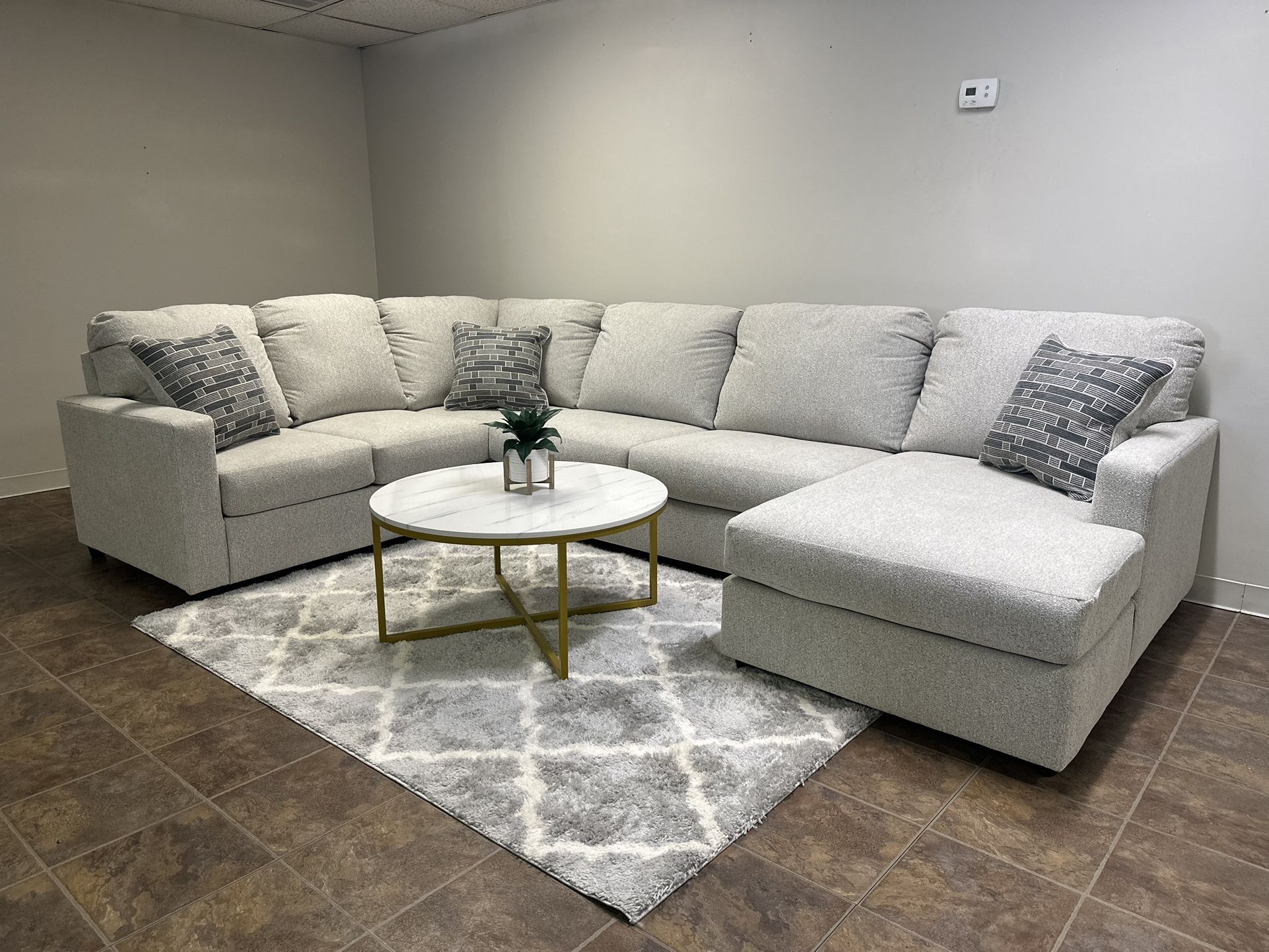NEW Edenfield Ashley | $1295 / $39 Down | Furniture Sectional Couch Sofa U-Shaped Chaise