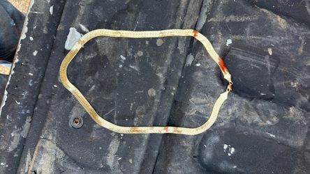 14k gold harringbone chain