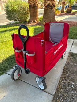 Radio Flyer Folding Wagon with Seats