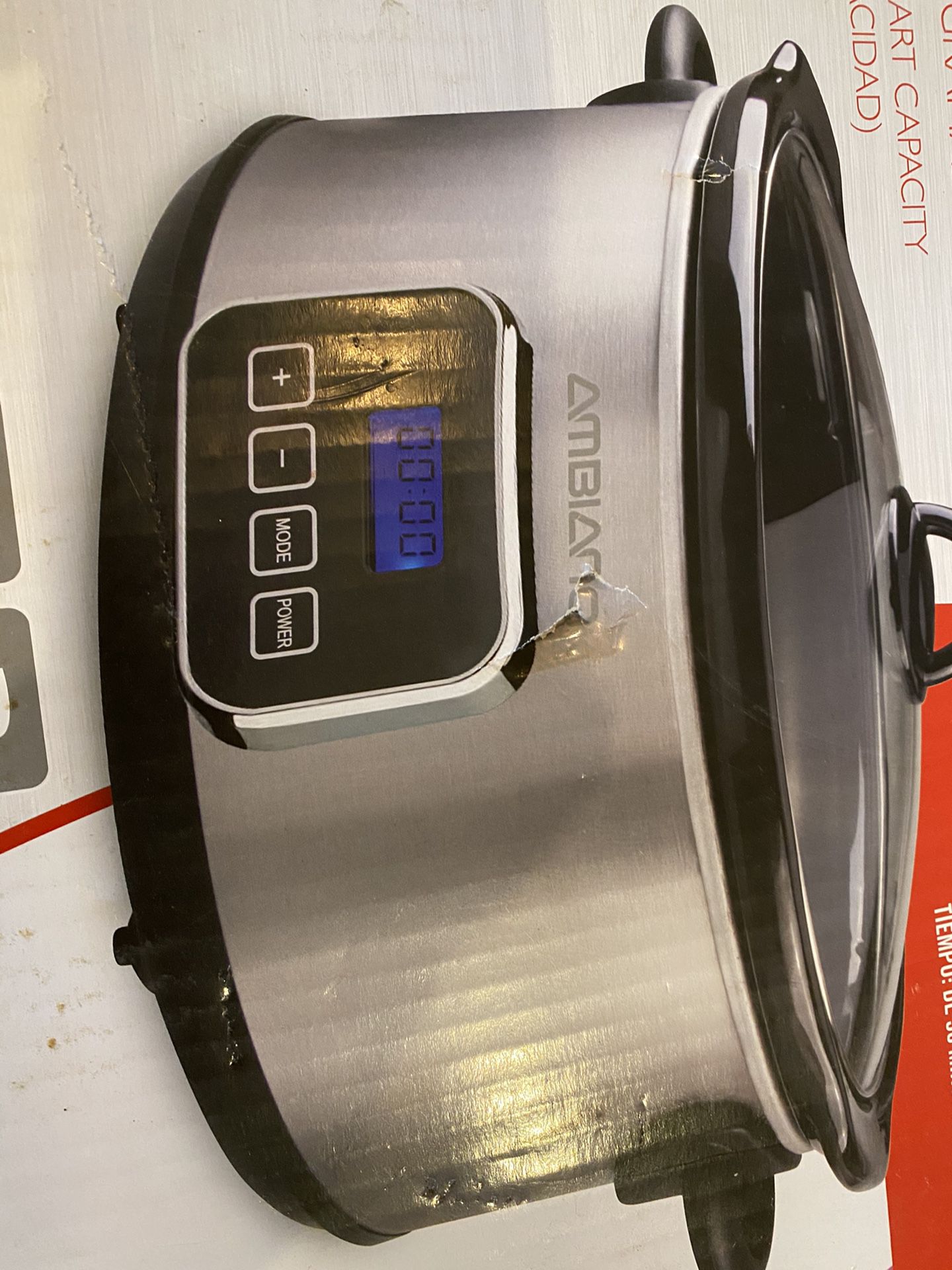 Ambiano programmable slow cooker, new