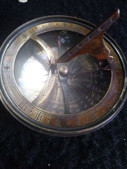 Vintage Sundail compass