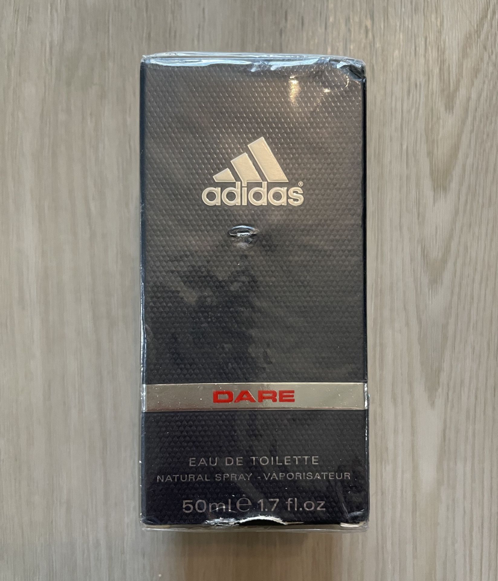 Dare By Adidas for Men EDT Cologne Spray 1.7oz Rare / Discontinued New In Damaged Box
