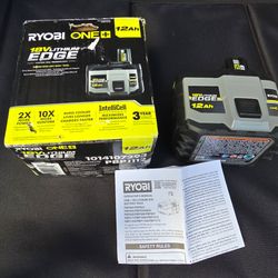 Genuine OEM Ryobi 18 Volt 12ah Lithium Edge Battery Batería Ryobi Original