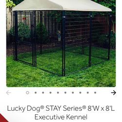 Lucky Dog Kennel 8 By 8 Stay Series Executive Suite 