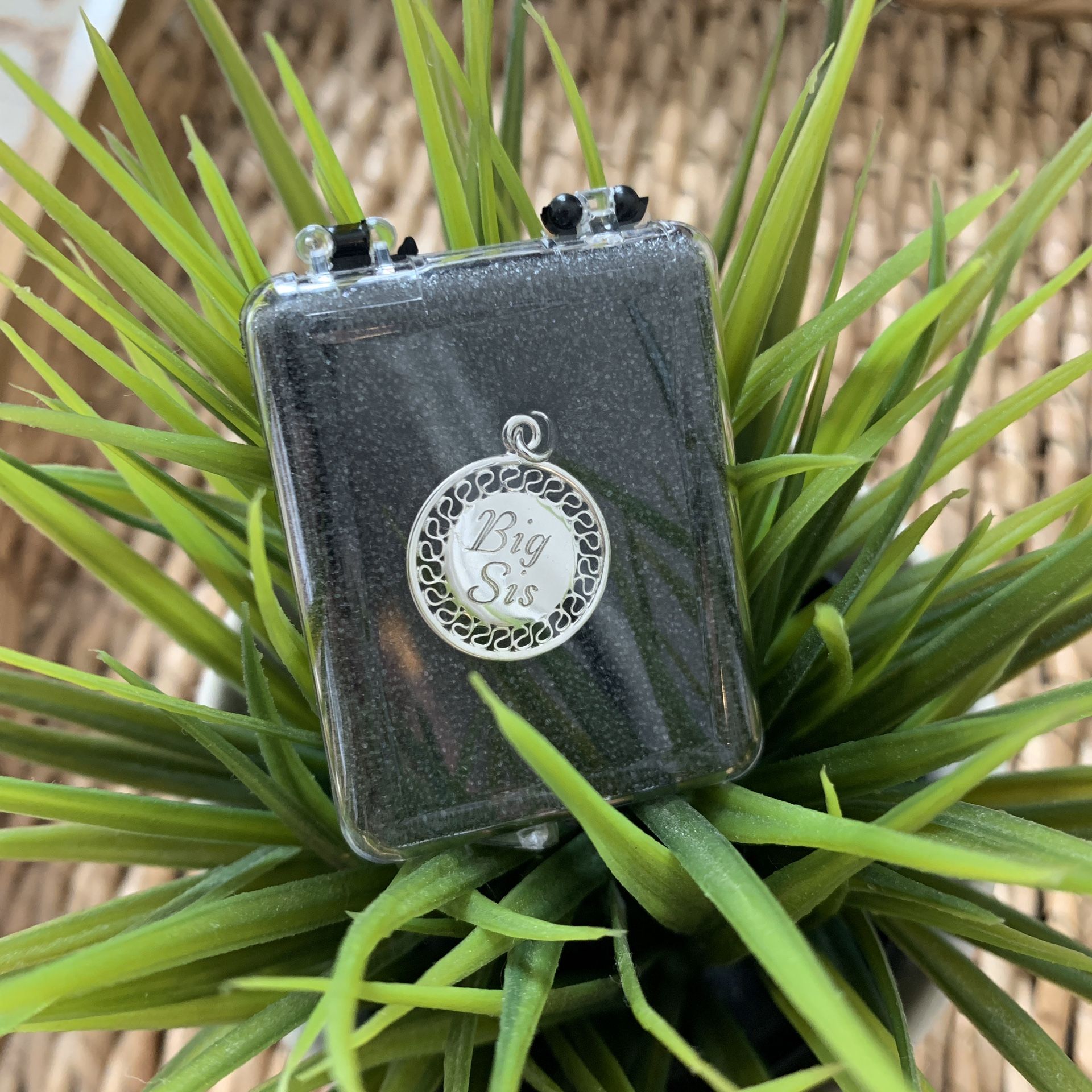 Big Sis Sorority Round Pendant