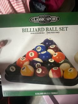 Pool table balls