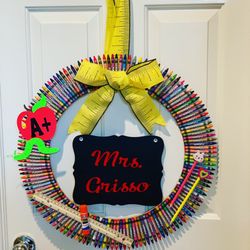 Crayon wreaths