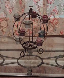 Wrought Iron Votive Holder