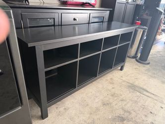 TV STAND // BLACK BUFFET CABINET