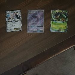 3 Pokemon cards
