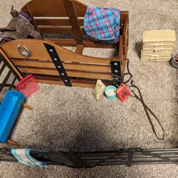 American Girl, Stable And Supplies, Retired 2011, Extra Accessories