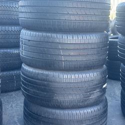 SET OF TIRE 255 40 20 GOODYEAR 85% LIFE