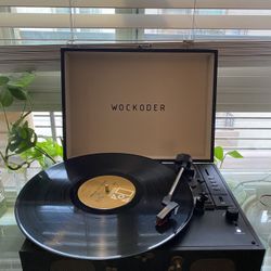 Wockoder Briefcase Turntable 