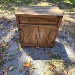 Cabinet and shelves