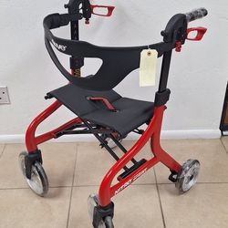 Nitro Sprint Foldable Rollator Walker with Seat