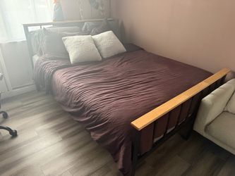 Bed Frame and Mattress