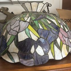 Vintage Tiffany Style  Hanging Light Fixture 600.00