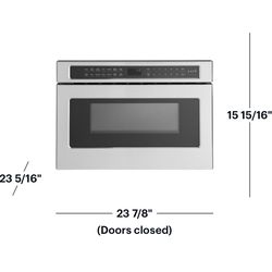 🔥 NEW GE Cafe Café - 1.2 Cu. Ft. Built-In Microwave Drawer Oven with Sensor Cook - Stainless Steel