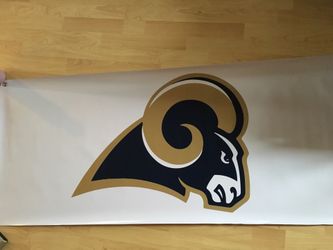 Rams vinyl banner