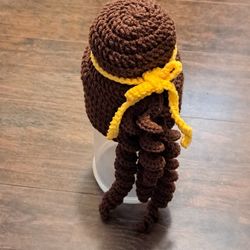 Belle Inspired Wig Newborn Photo Prop