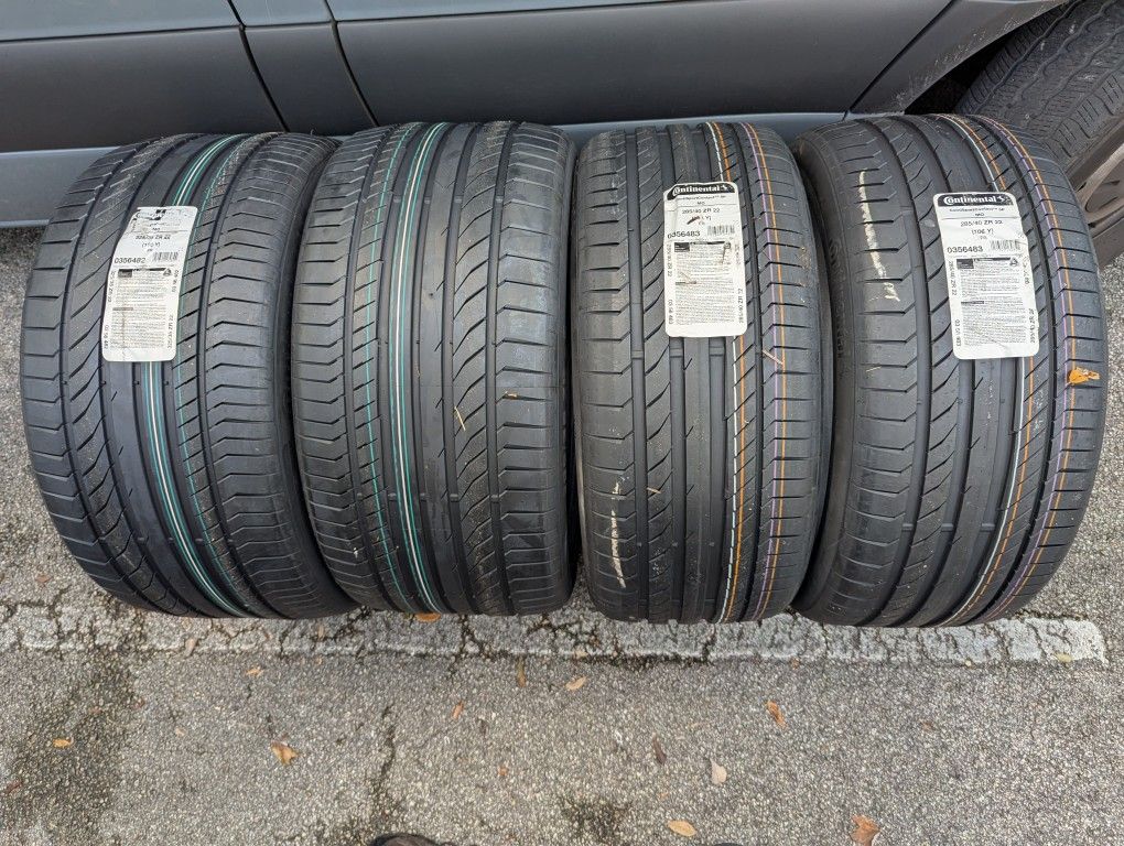 325/35ZR22 & 285/40ZR22 M-O CONTINENTAL CONTISPORTCONTACT 5P