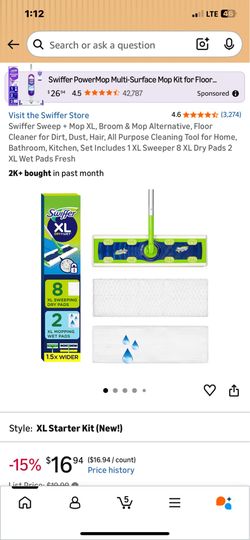 Swifter XL never used in box