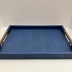 Blue Serving Tray - $25
